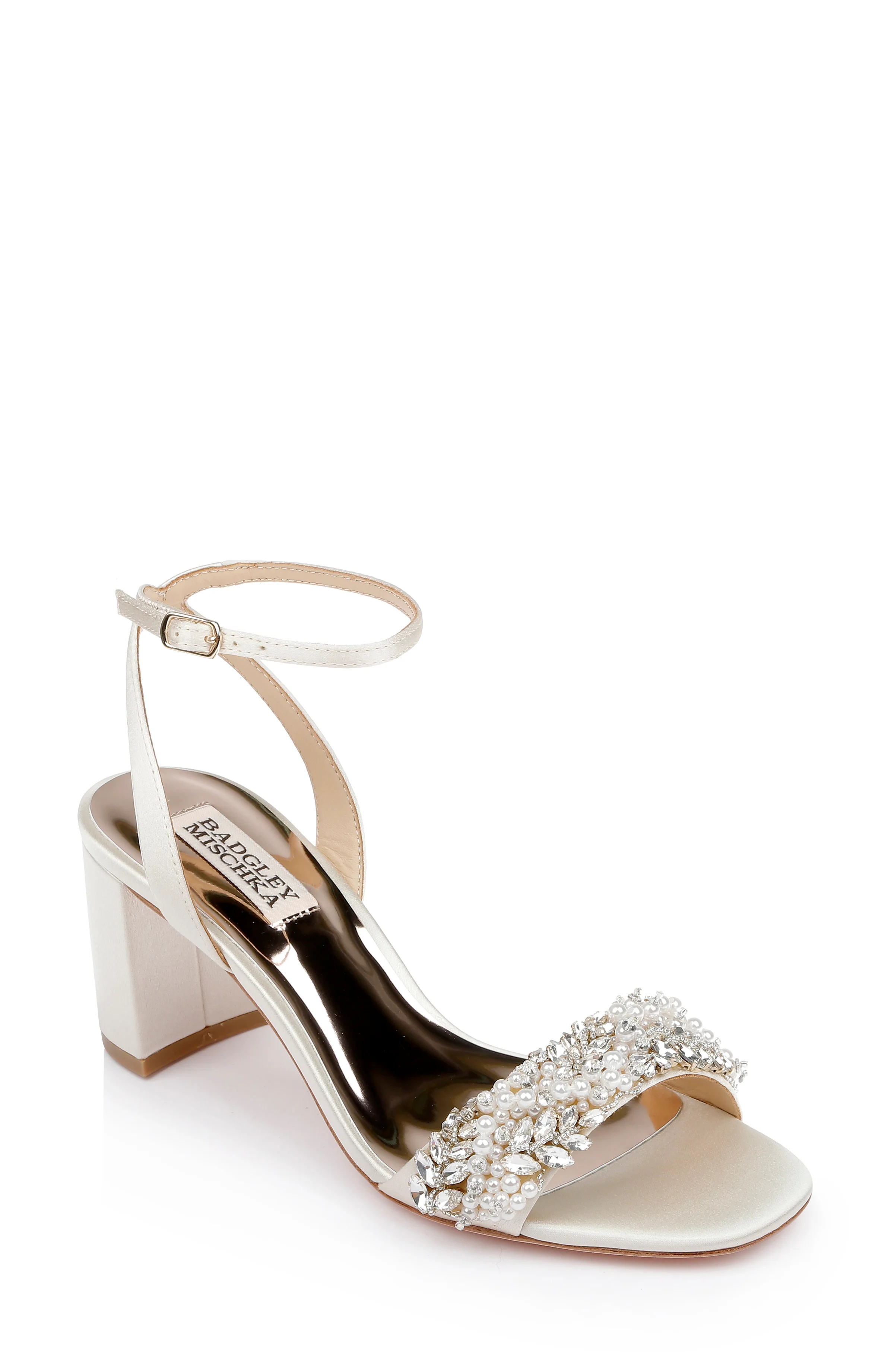Clara Embellished Strap Evening Shoe - Image 100