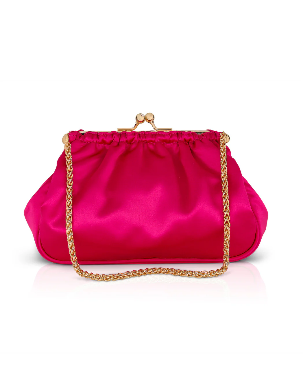 Cosima Satin Kisslock Framed Clutch - Image 5