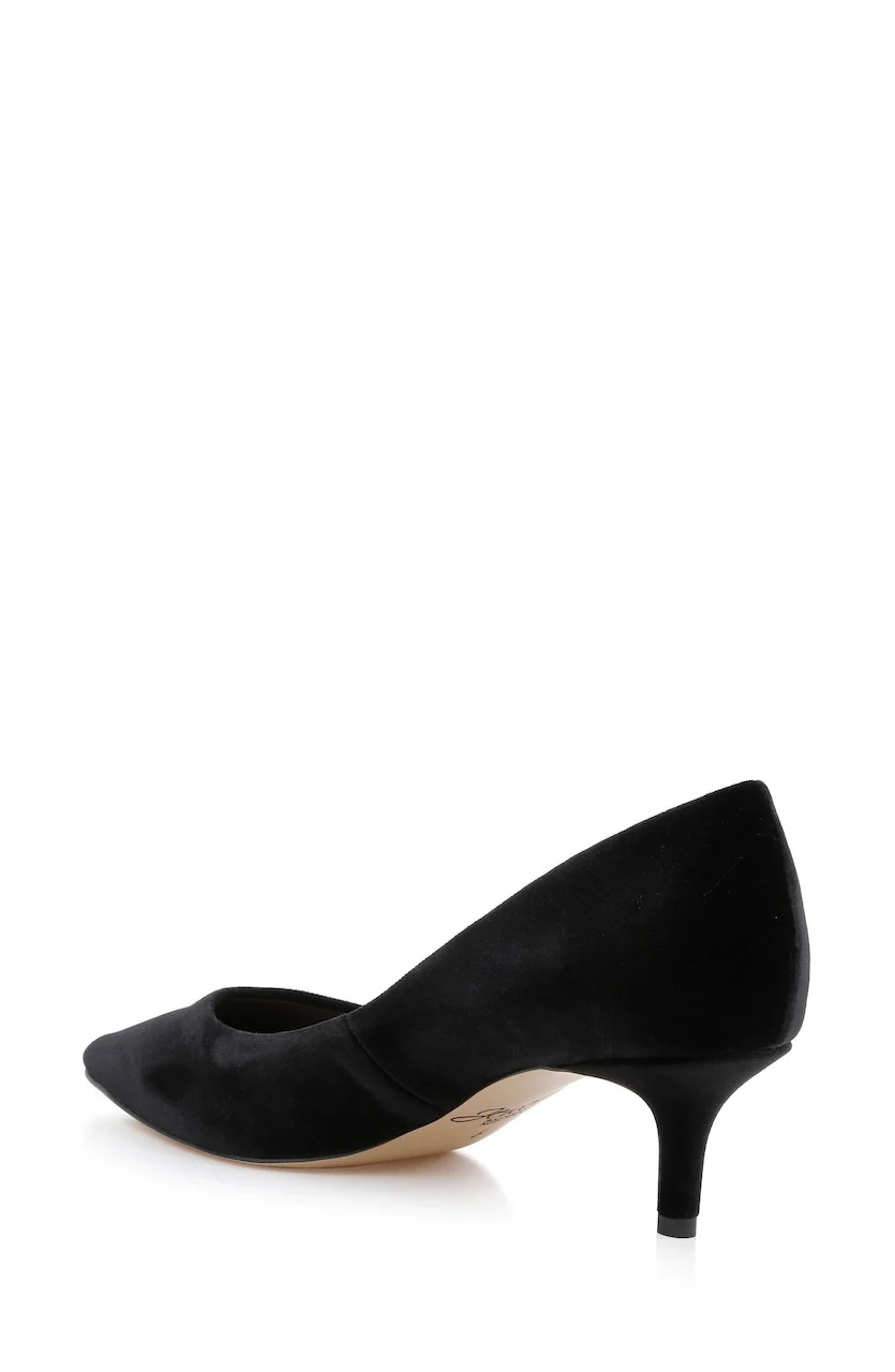 Enola Velvet Kitten Heel Pumps - Image 48