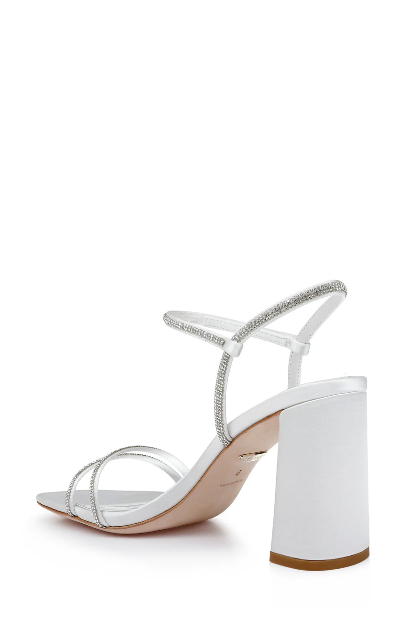 Firey Bejeweled Block Heel Sandal - Image 6