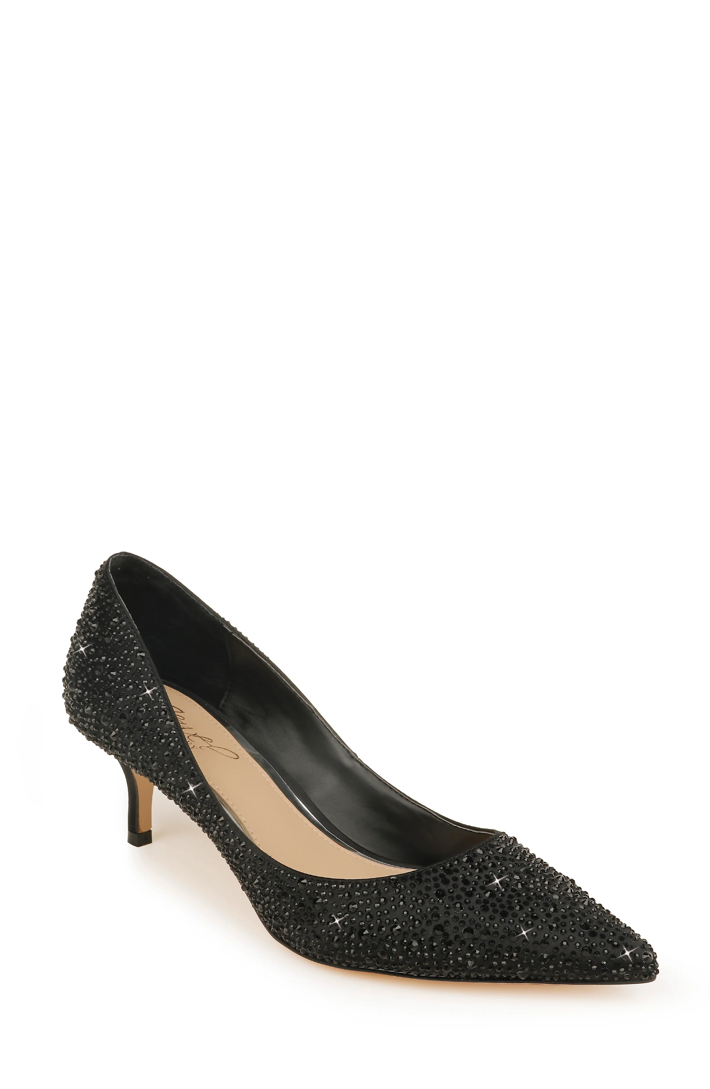 Frenchie Pointed Toe Kitten Heel - Image 60