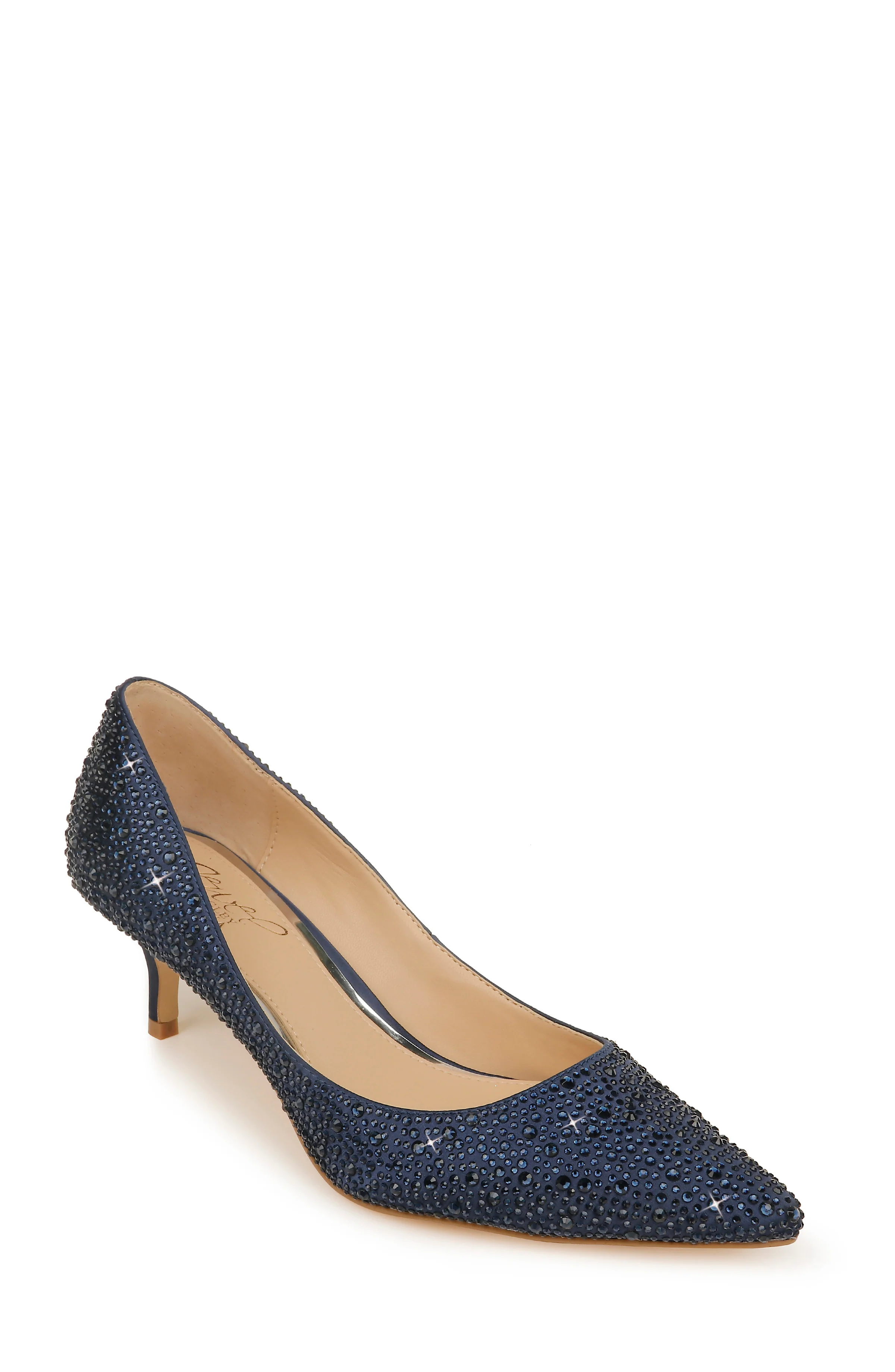 Frenchie Pointed Toe Kitten Heel - Image 75