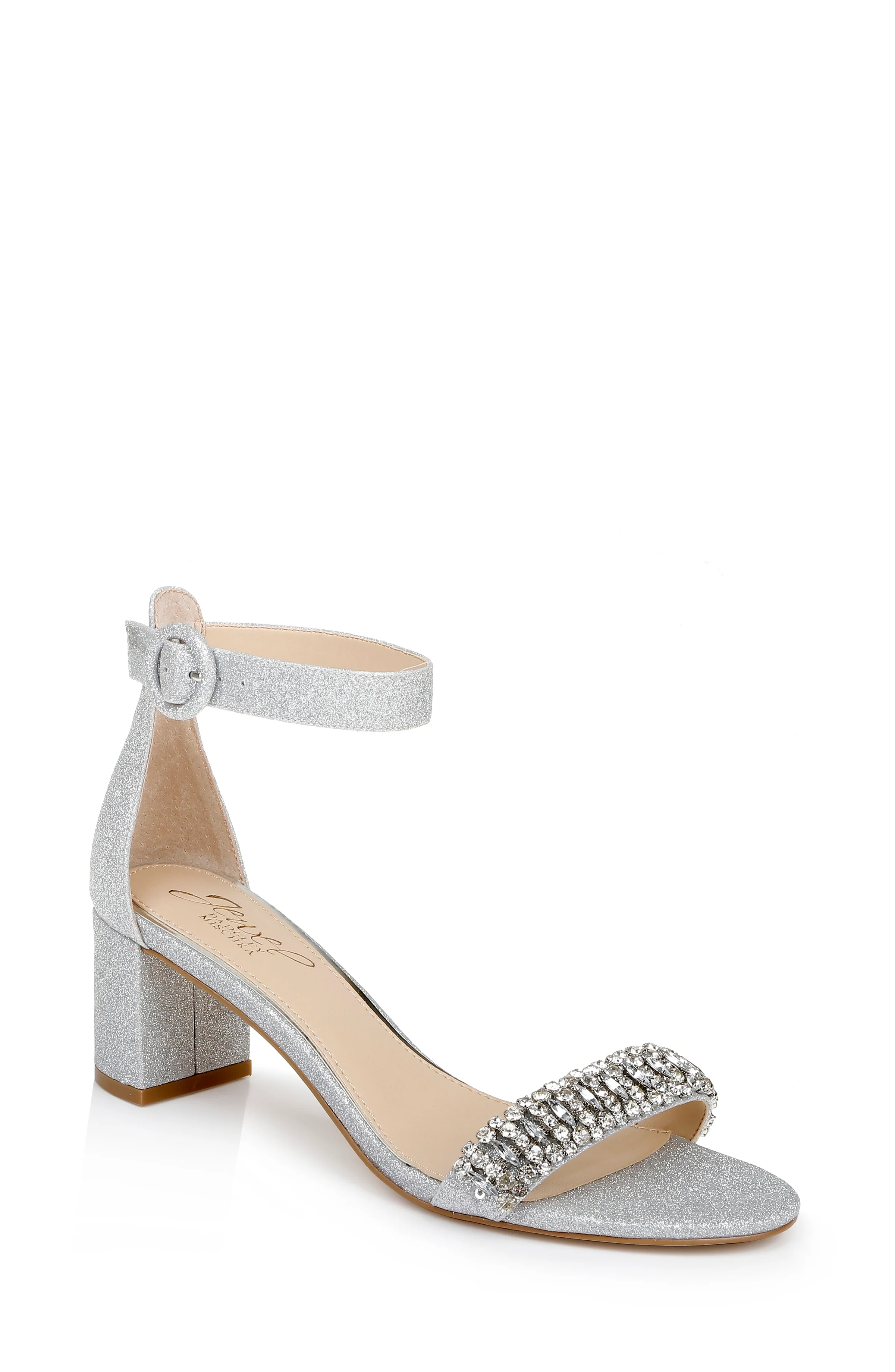 James Ankle Strap Block Heel - Image 66