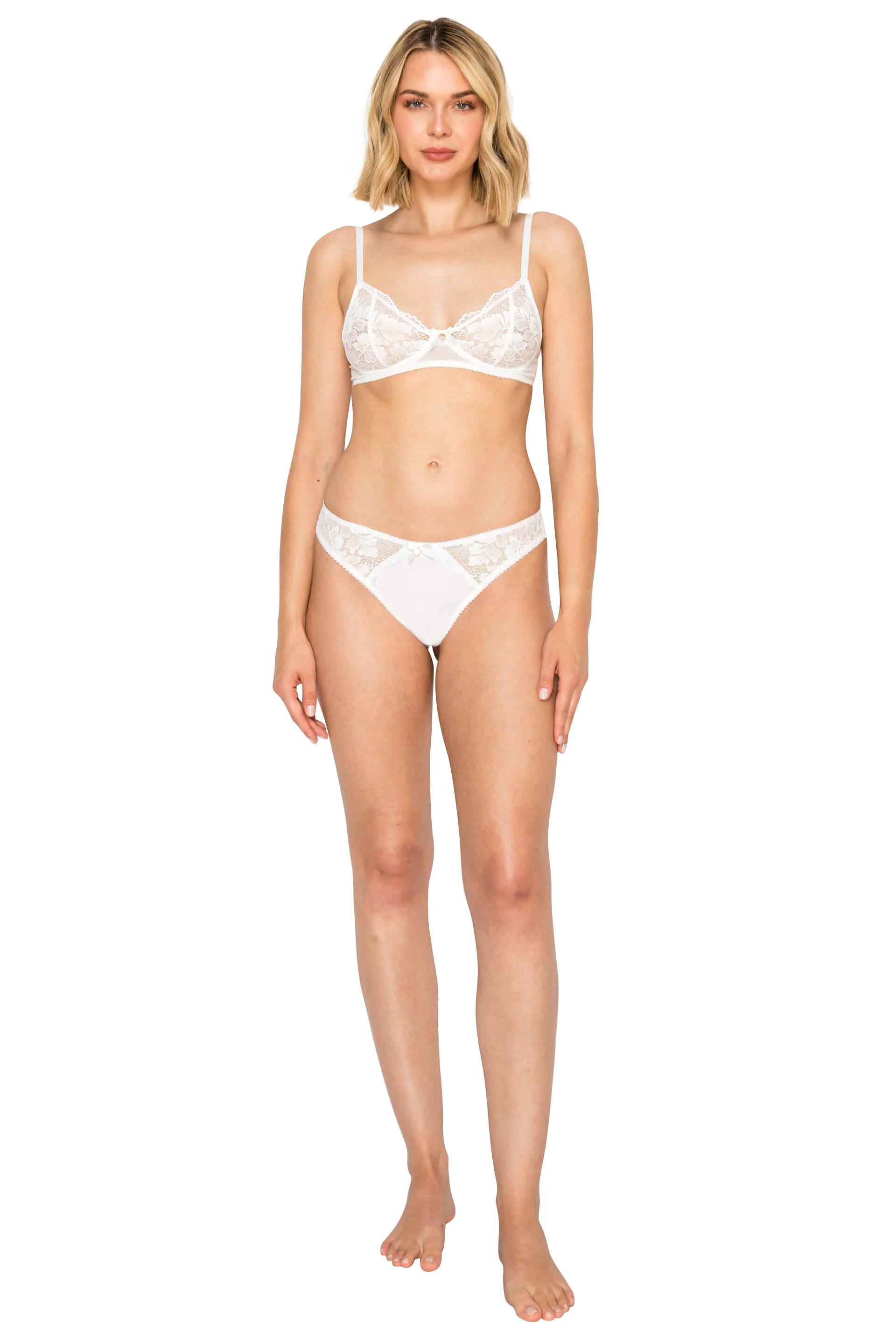 Luxe Floral Lace Thong - Image 61