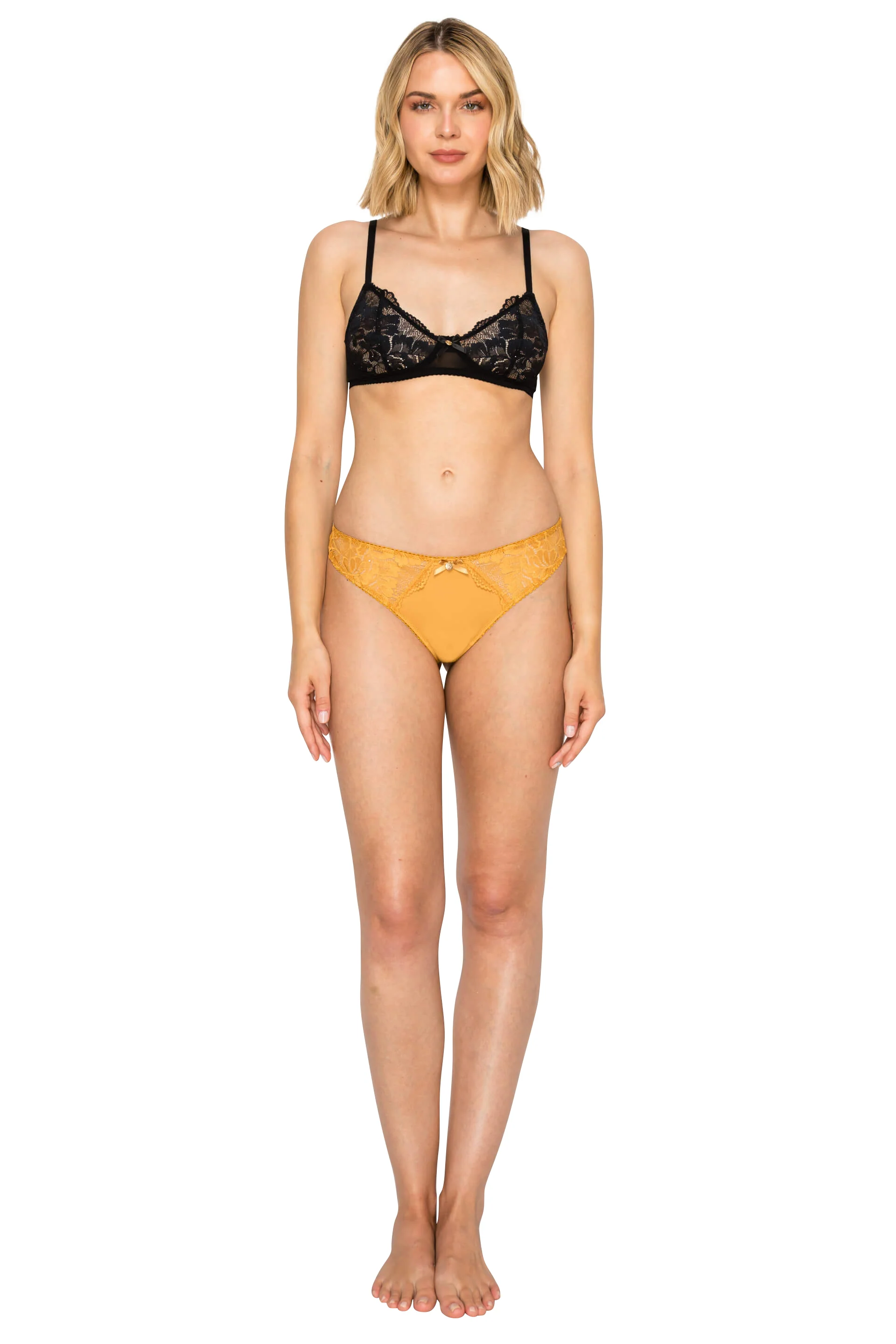 Luxe Floral Lace Thong - Image 73