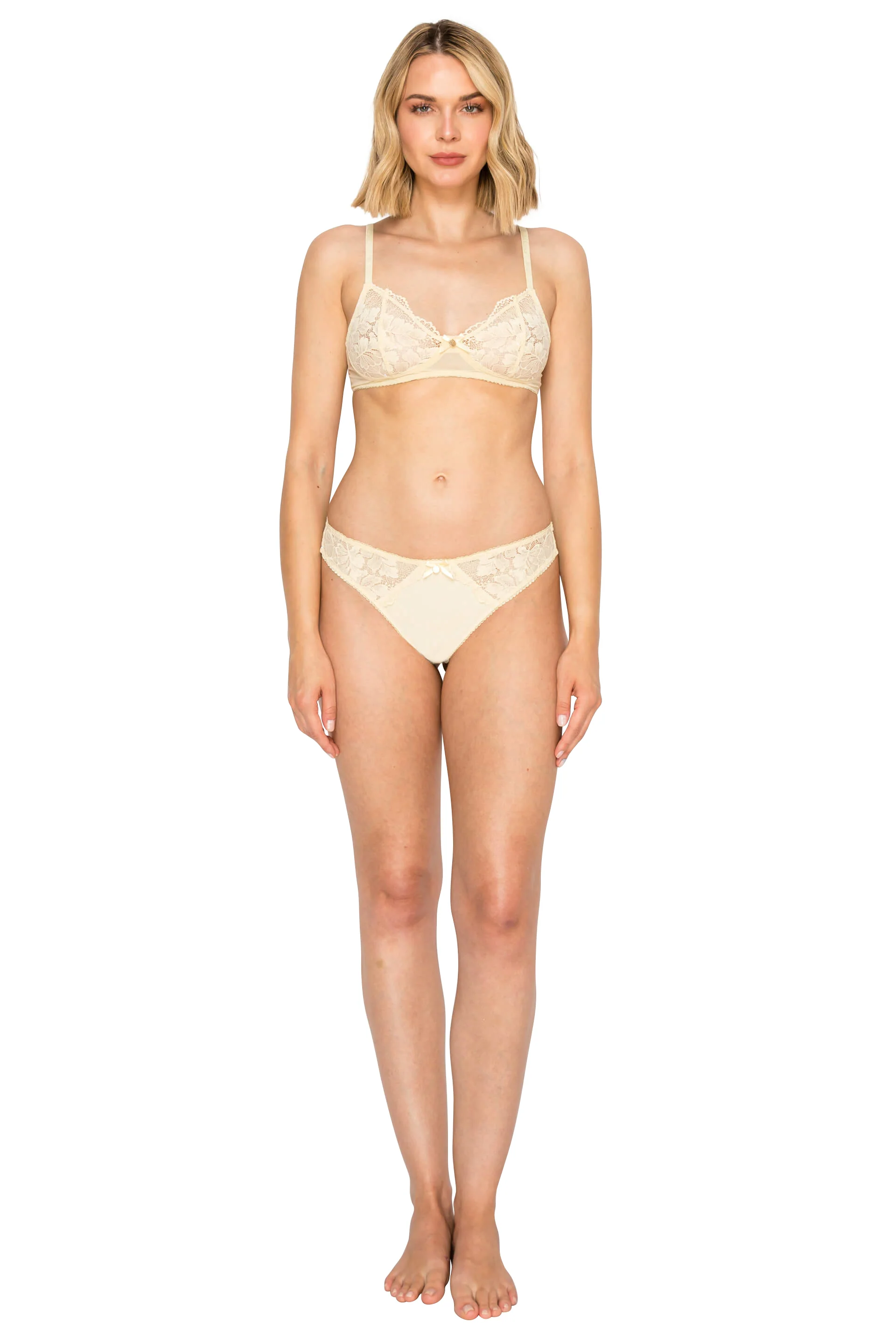 Luxe Floral Lace Thong - Image 79