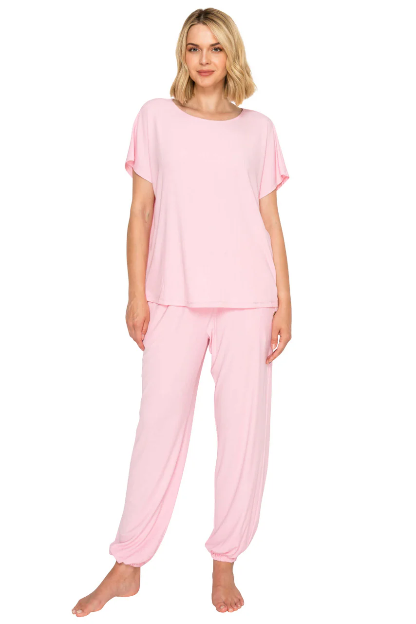 Luxe Rib Modal Blend Dolman Sleeve Jogger Set - Image 9