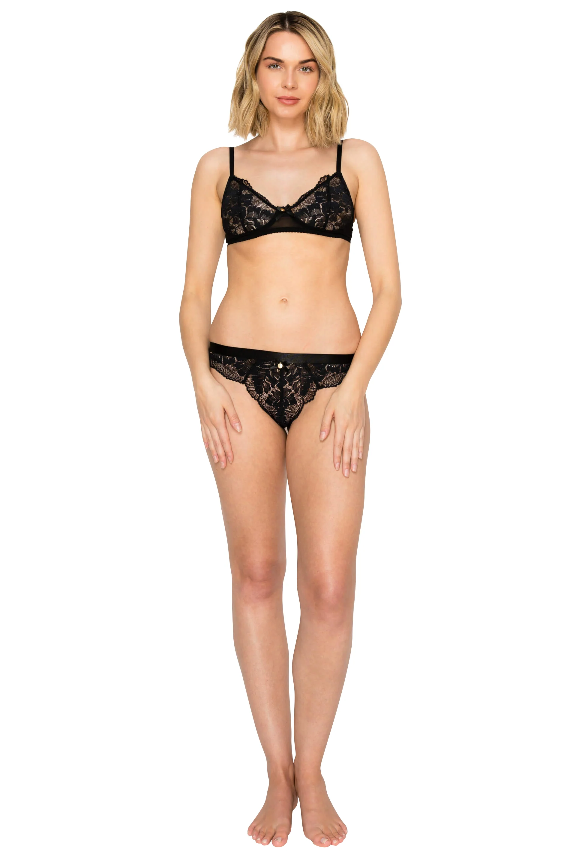 Luxe Sparkle Lace Thong - Image 20