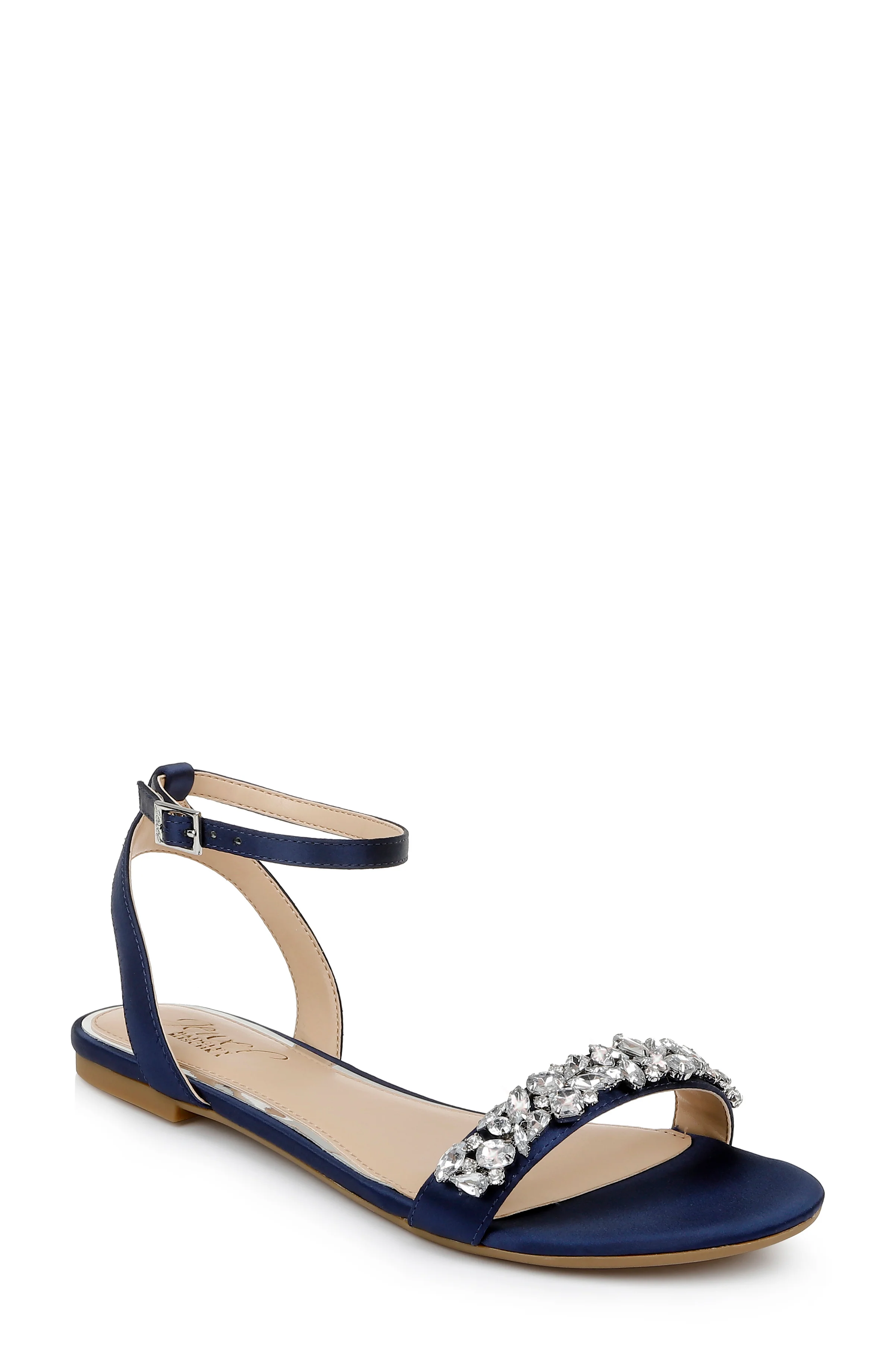 Ohara Minimalist Crystal Adorned Flats - Image 48