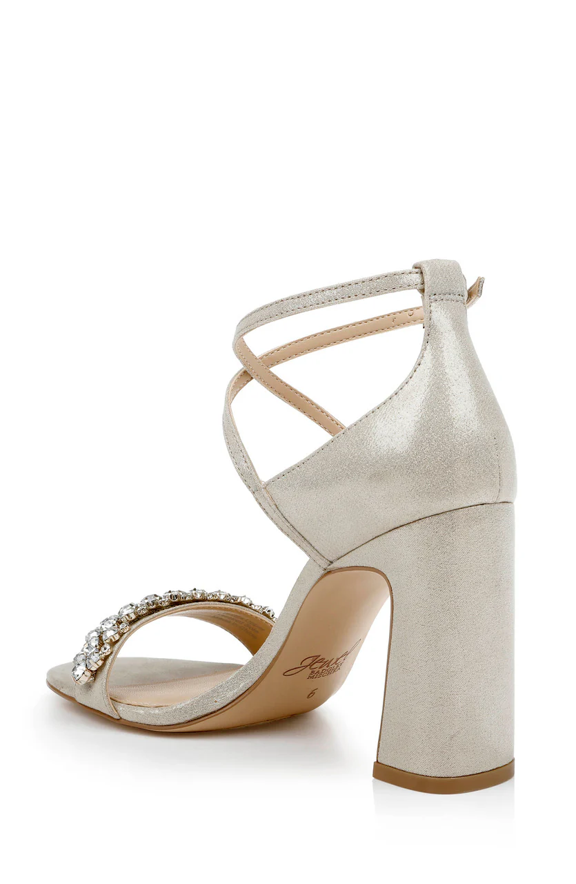 Penny Crystal Embellished Block Heel - Image 3
