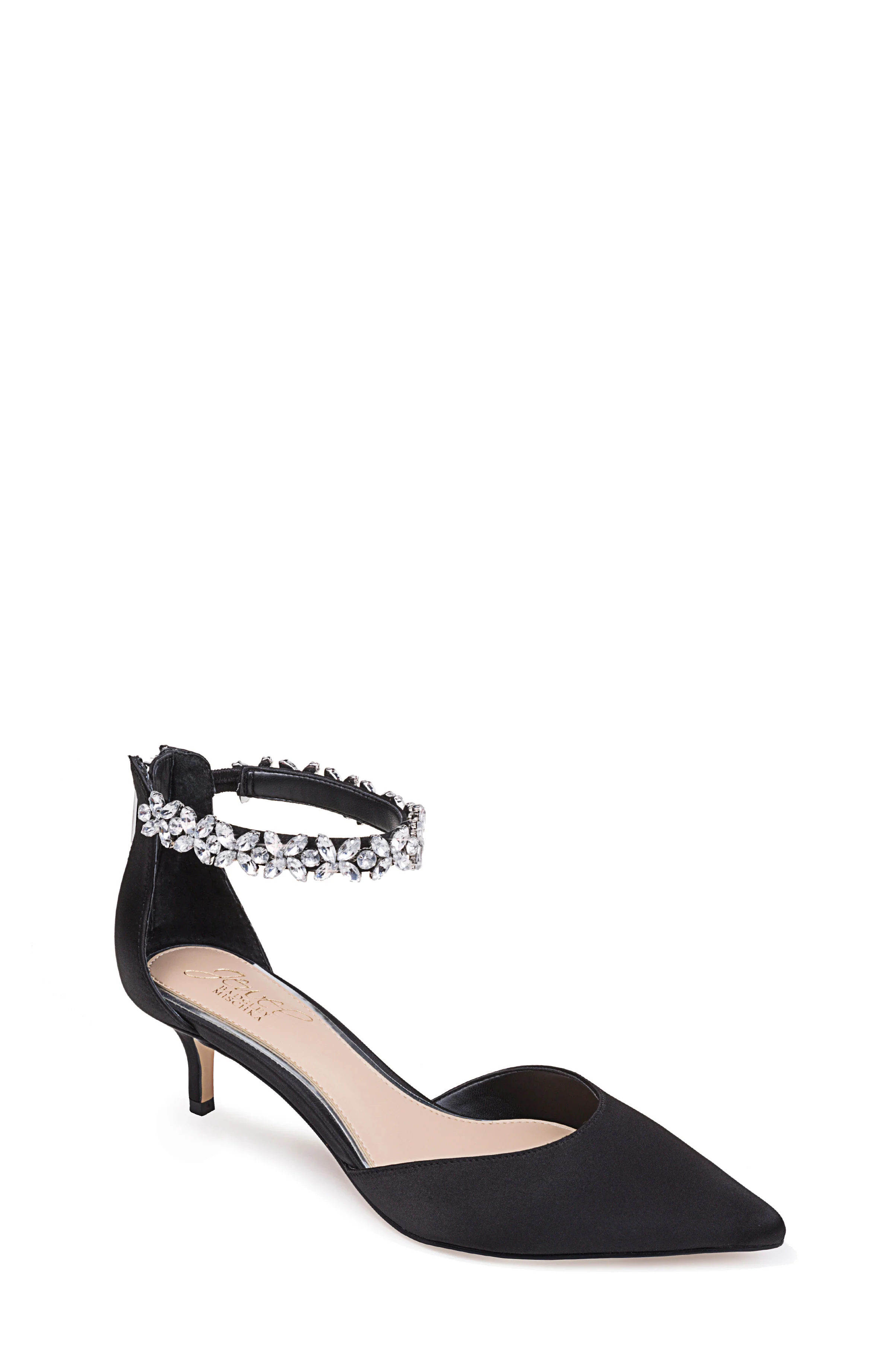 Robles Crystal Embellished Kitten Heel - Image 53