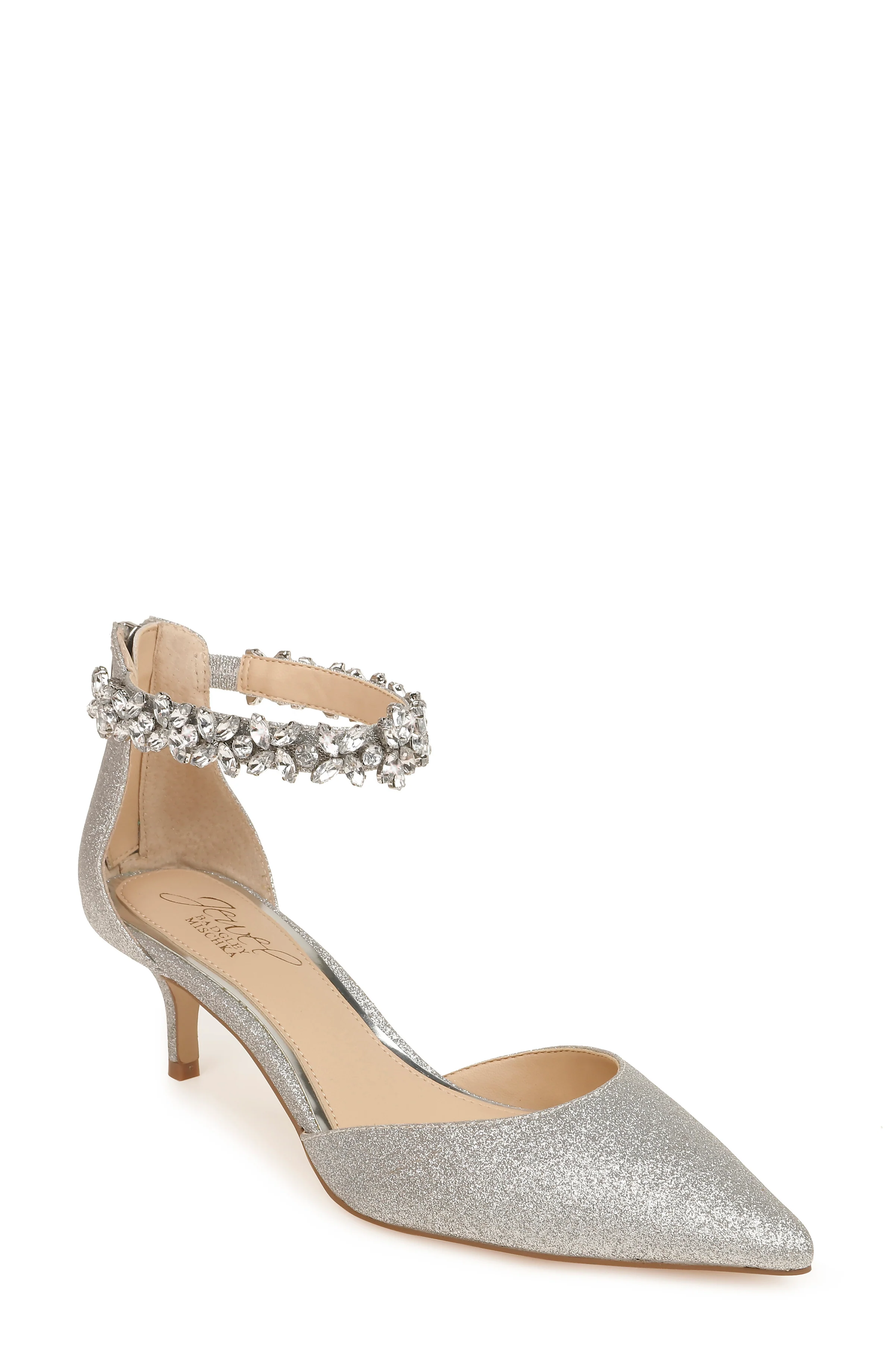 Robles Crystal Embellished Kitten Heel - Image 86