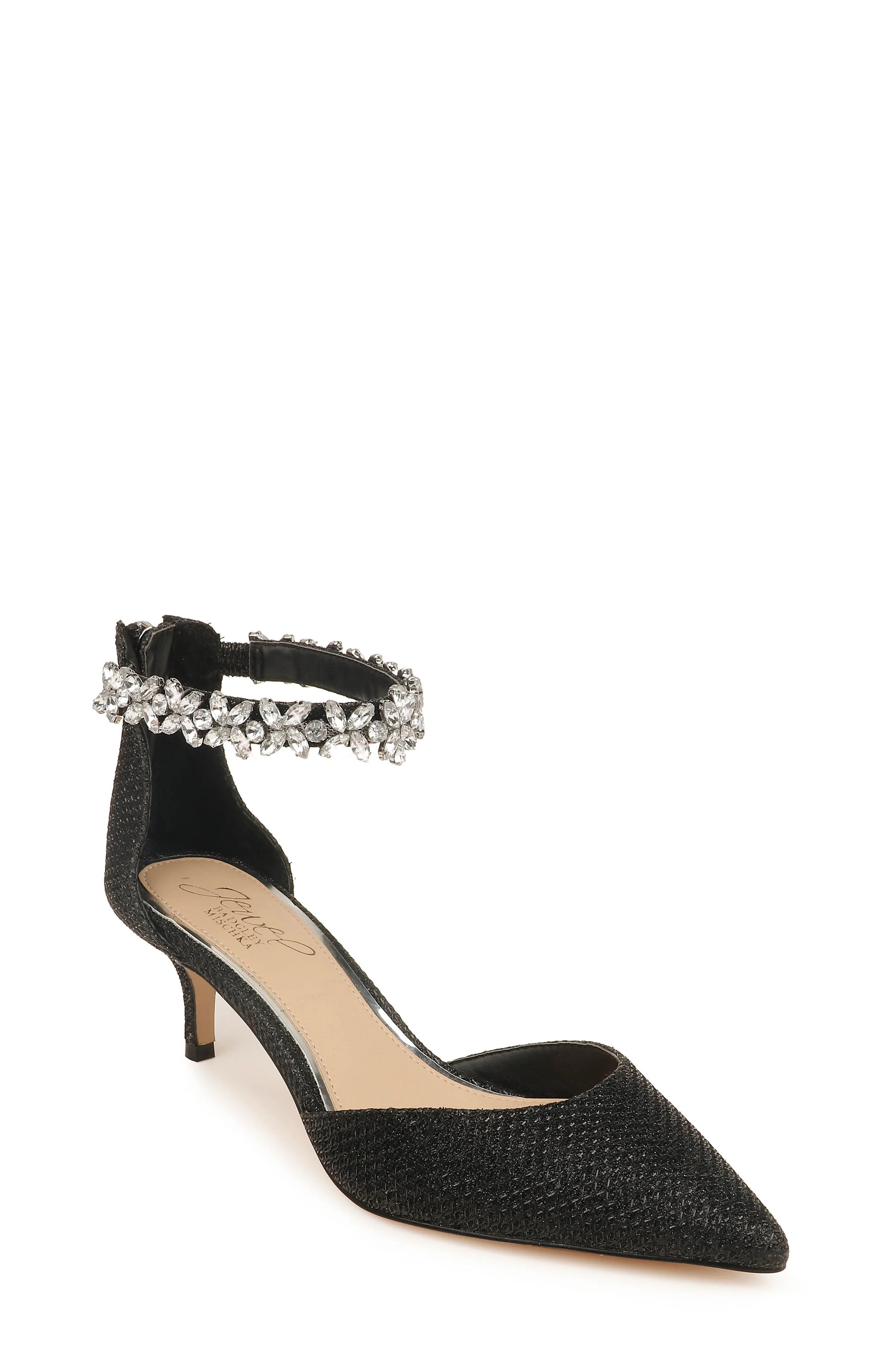 Robles Crystal Embellished Kitten Heel - Image 98