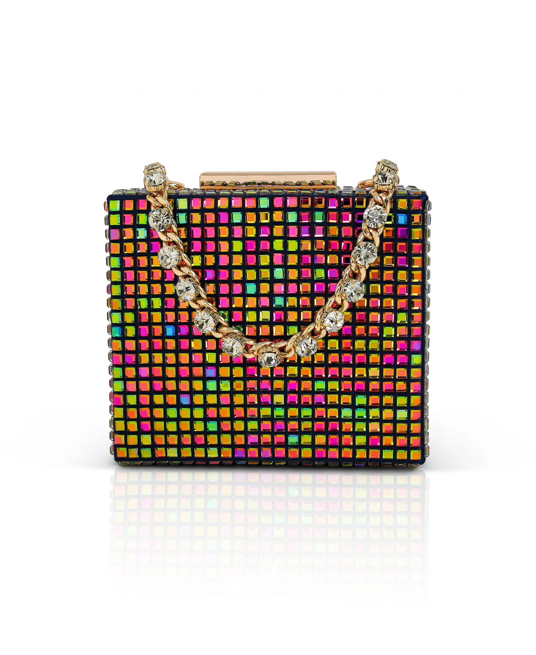Serenity Crystal Box Clutch - Image 11