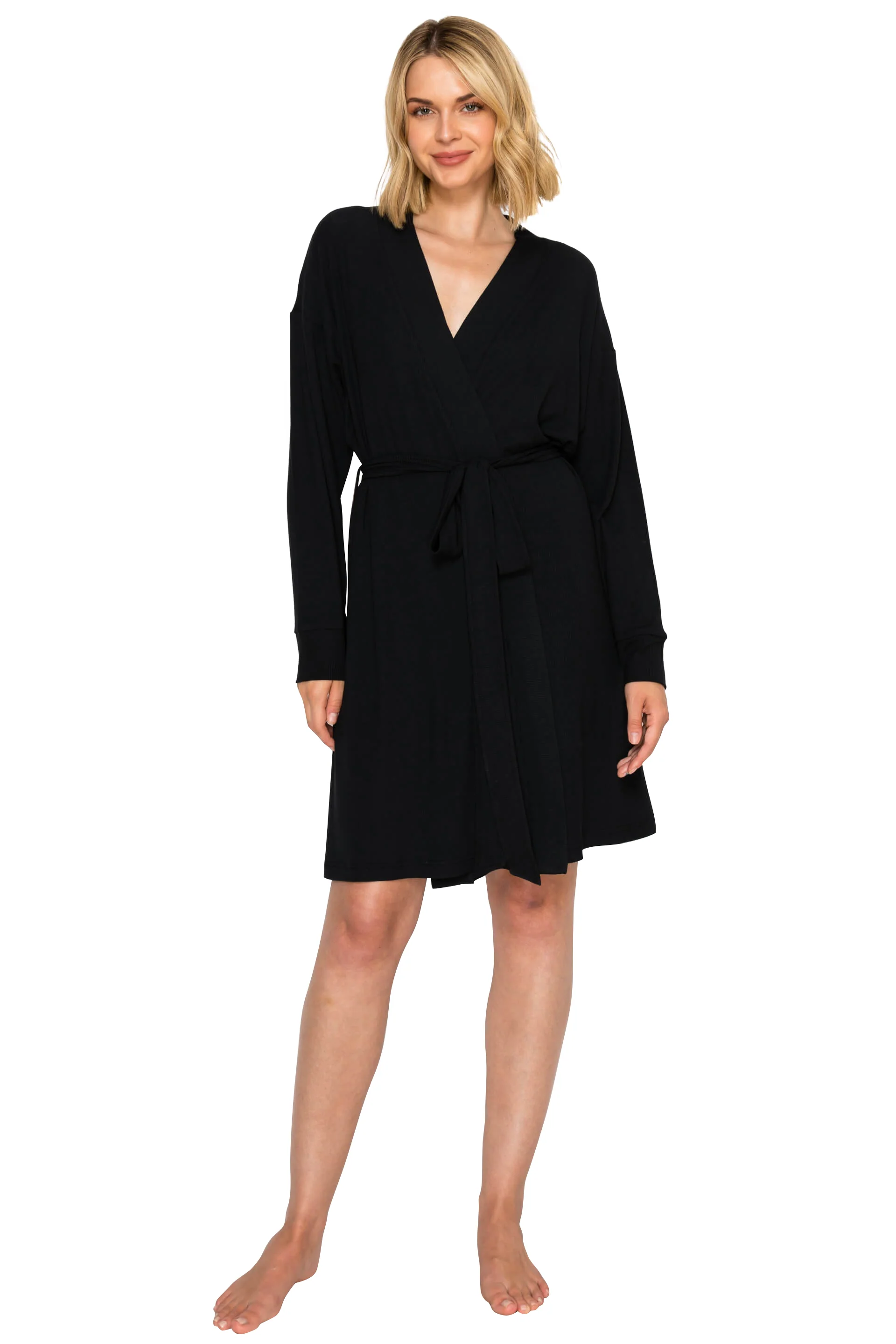 Yummy Modal Rib Cozy Robe - Image 11