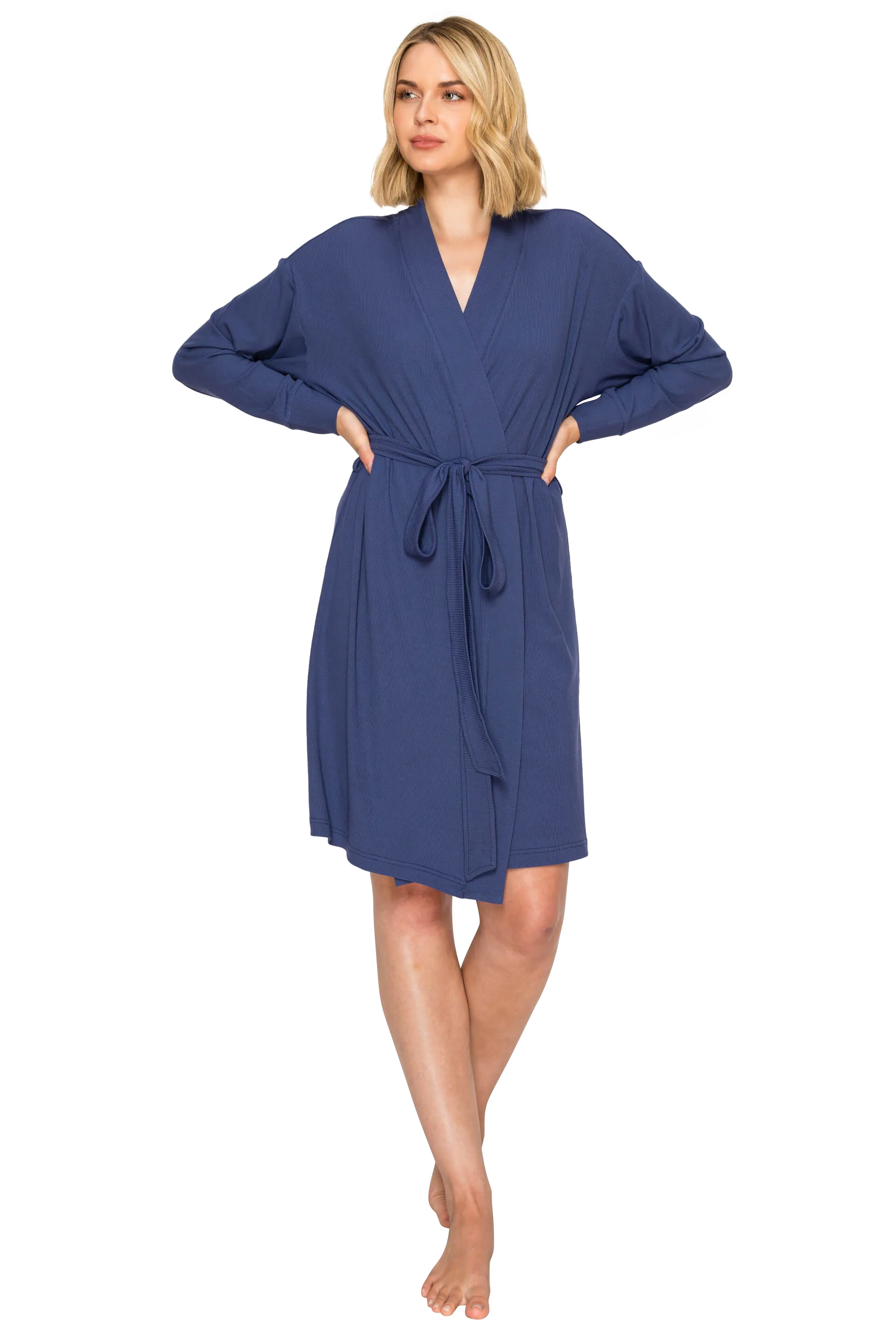 Yummy Modal Rib Cozy Robe - Image 15